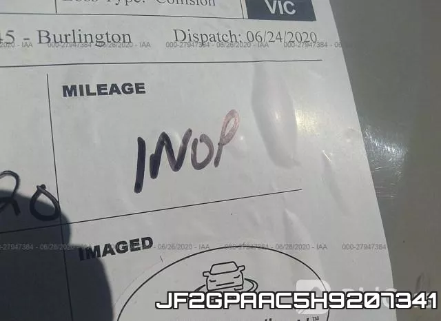 JF2GPAAC5H9207341 фото 8
