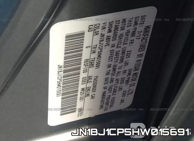 JN1BJ1CP5HW015691 фото 9