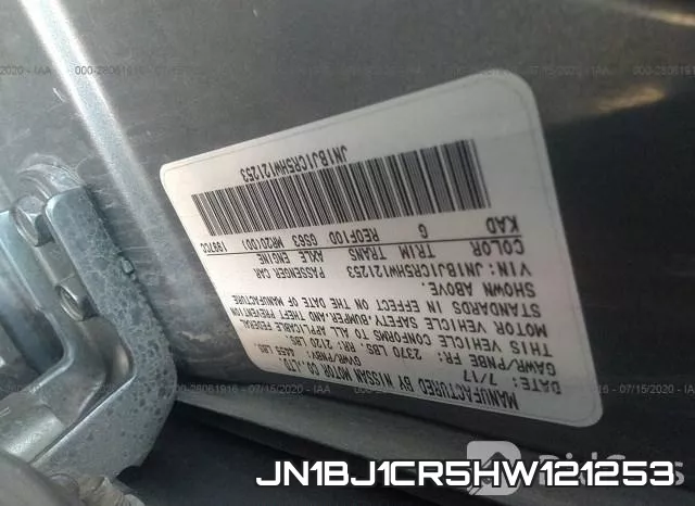 JN1BJ1CR5HW121253 фото 10