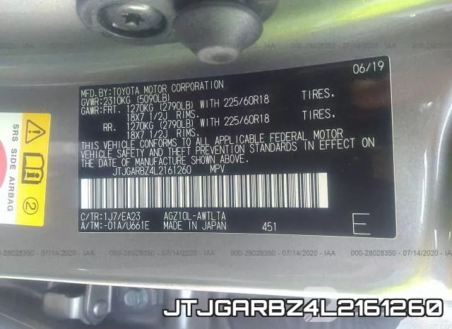 JTJGARBZ4L2161260 фото 10