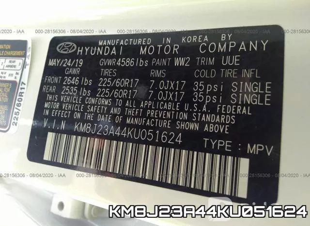KM8J23A44KU051624 фото 10
