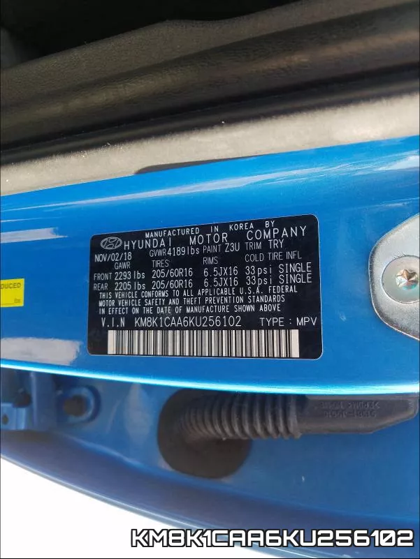KM8K1CAA6KU256102 фото 2