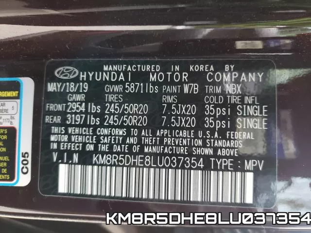 KM8R5DHE8LU037354 фото 2