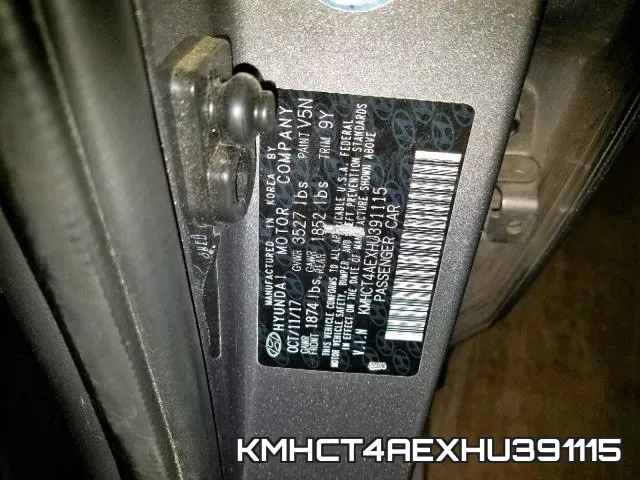 KMHCT4AEXHU391115 фото 2