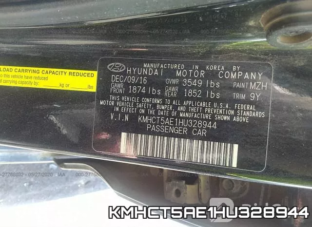 KMHCT5AE1HU328944 фото 10