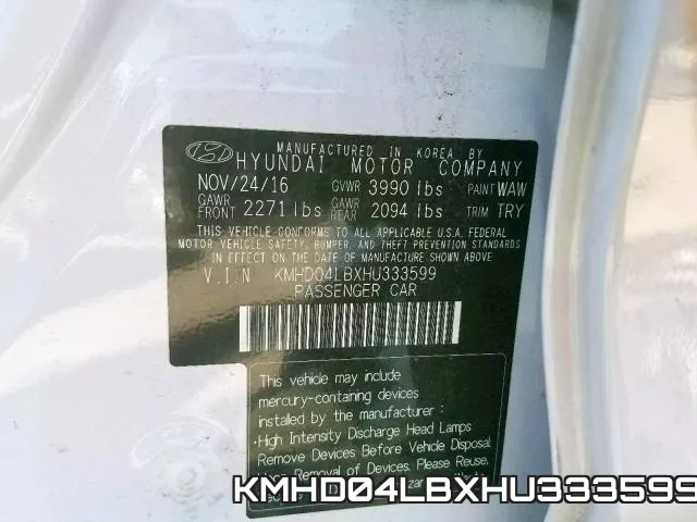 KMHD04LBXHU333599 фото 2