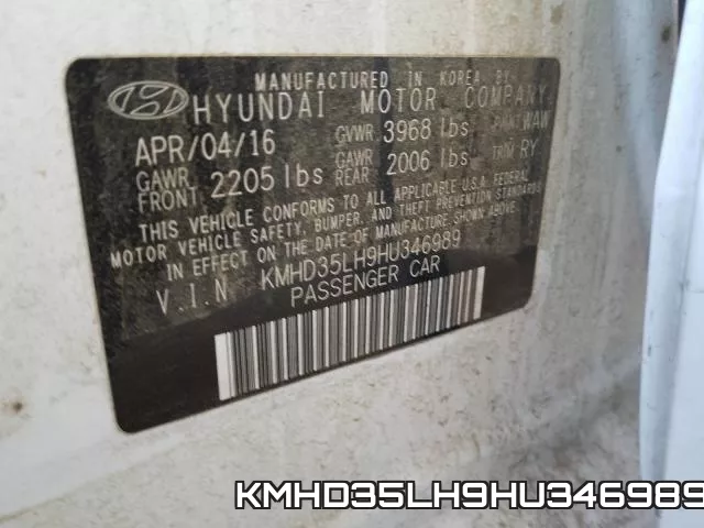 KMHD35LH9HU346989 фото 2