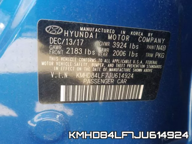 KMHD84LF7JU614924 фото 2