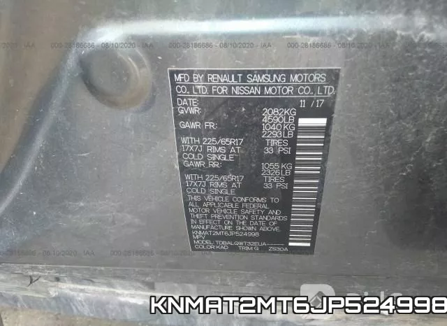 KNMAT2MT6JP524998 фото 10