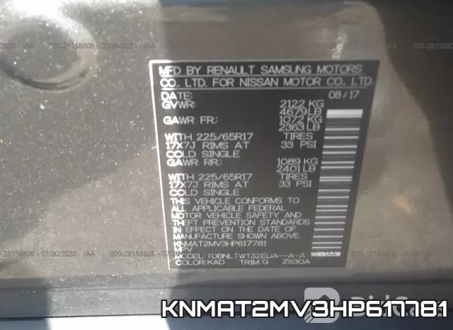 KNMAT2MV3HP617781 фото 10
