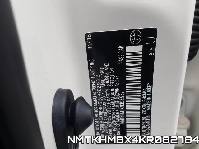 NMTKHMBX4KR082784 фото 2