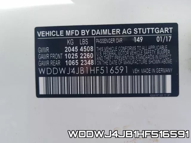 WDDWJ4JB1HF516591 фото 2