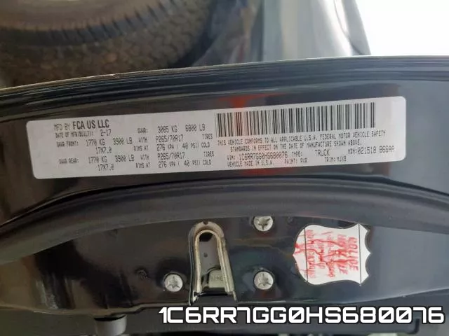 1C6RR7GG0HS680076 фото 2