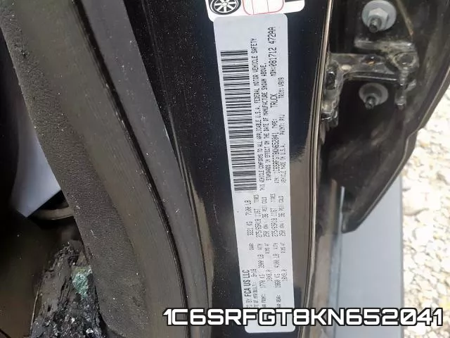 1C6SRFGT8KN652041 фото 2