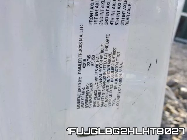 1FUJGLBG2HLHT8027 фото 2