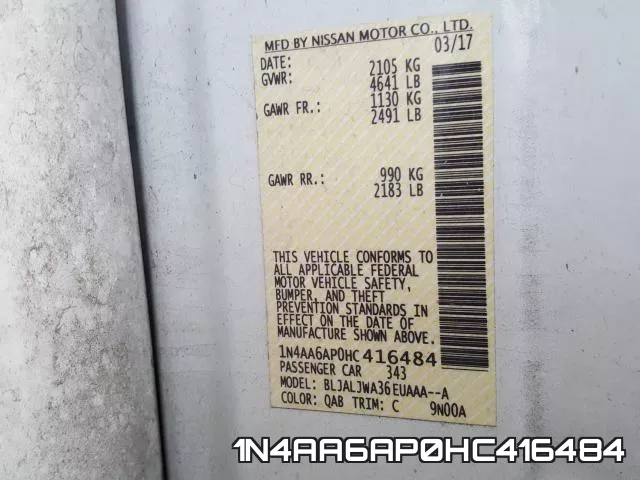 1N4AA6AP0HC416484 фото 2
