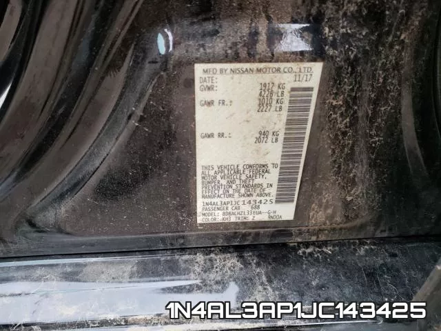 1N4AL3AP1JC143425 фото 2