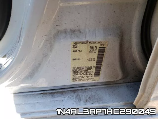 1N4AL3AP7HC290049 фото 2