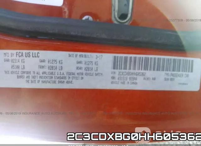 2C3CDXBG0HH605362 фото 10