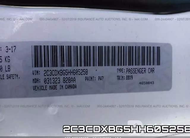 2C3CDXBG5HH605258 фото 10