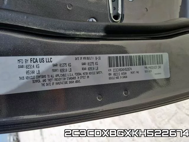 2C3CDXBGXKH522674 фото 2