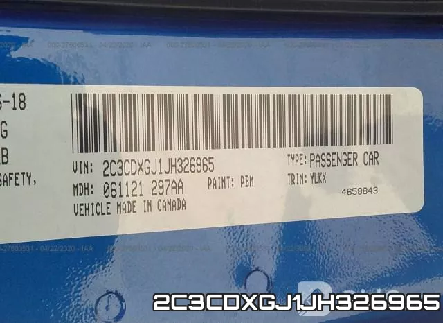 2C3CDXGJ1JH326965 фото 10