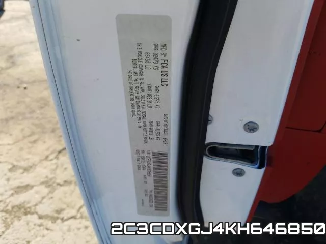 2C3CDXGJ4KH646850 фото 2