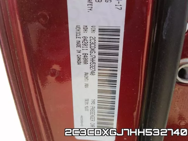 2C3CDXGJ7HH532740 фото 2