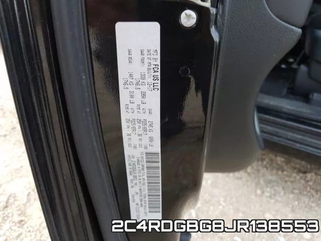 2C4RDGBG8JR138553 фото 2