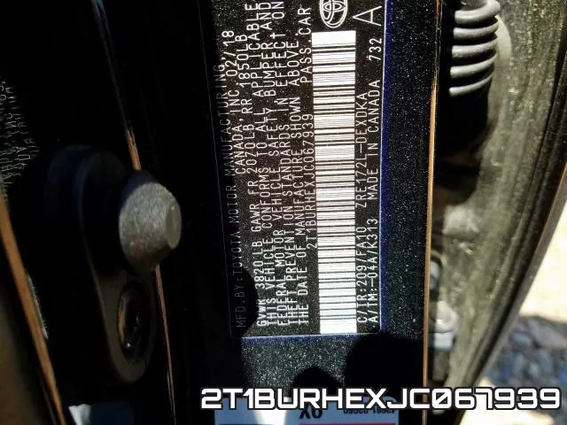 2T1BURHEXJC067939 фото 2
