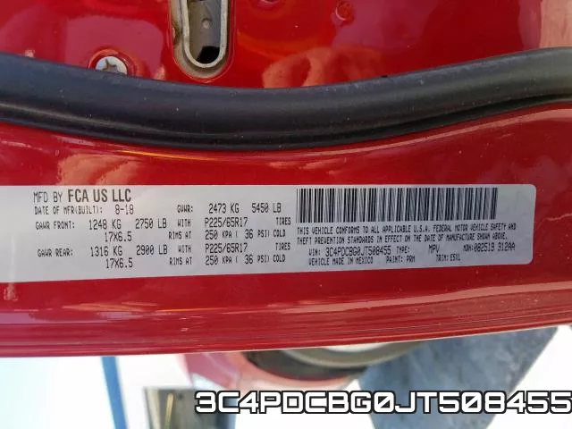 3C4PDCBG0JT508455 фото 2