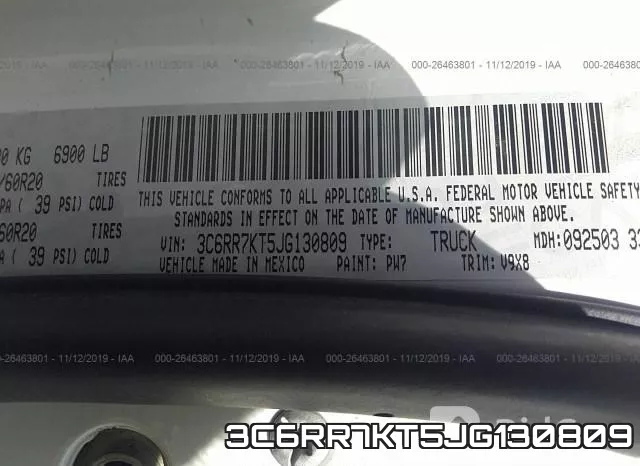 3C6RR7KT5JG130809 фото 10