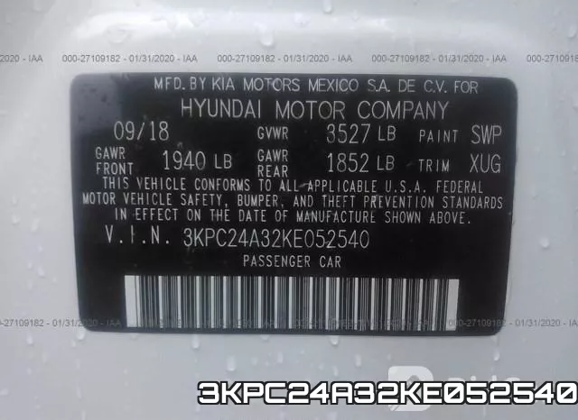 3KPC24A32KE052540 фото 10