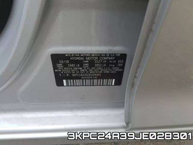 3KPC24A39JE028301 фото 2