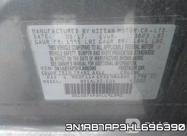 3N1AB7AP3HL696390 фото 10