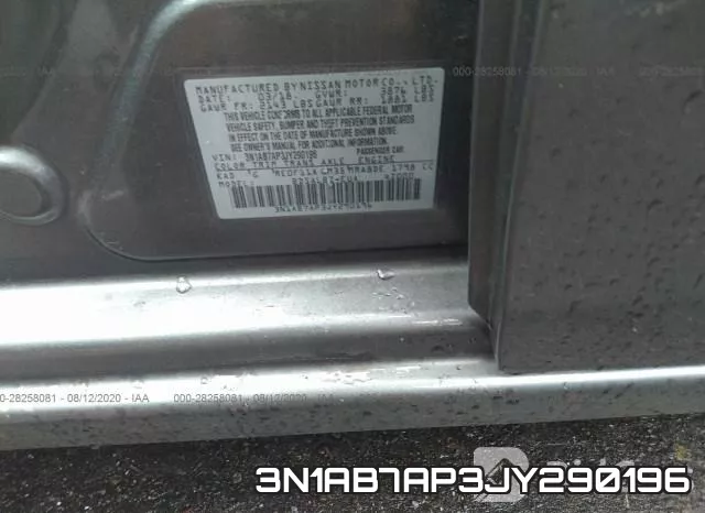 3N1AB7AP3JY290196 фото 10