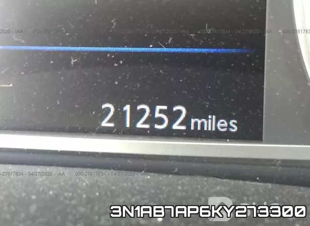 3N1AB7AP6KY273300 фото 8