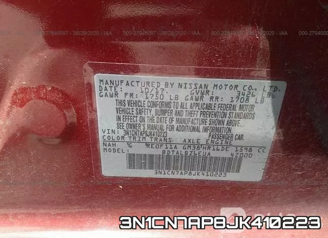 3N1CN7AP8JK410223 фото 10