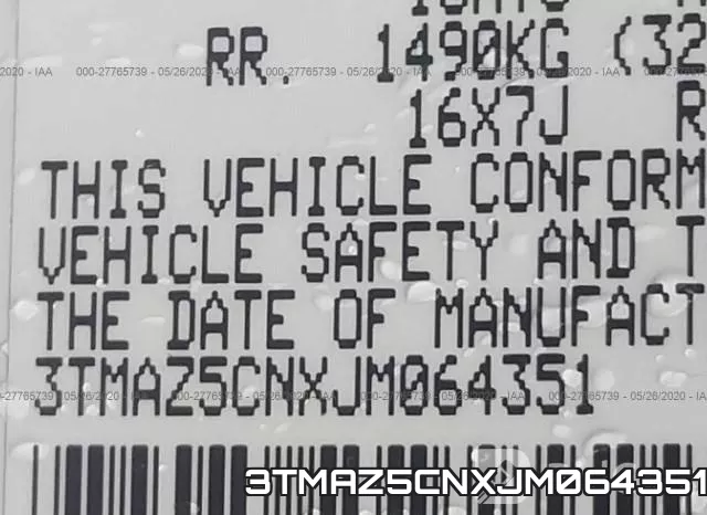 3TMAZ5CNXJM064351 фото 10
