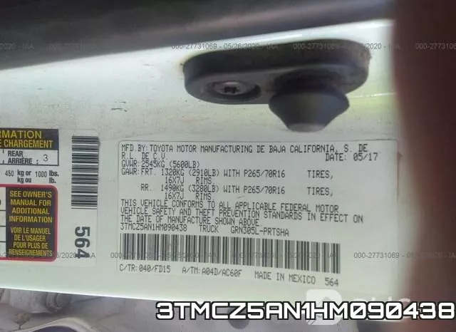 3TMCZ5AN1HM090438 фото 10