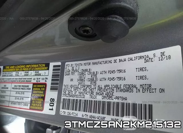 3TMCZ5AN2KM215132 фото 10