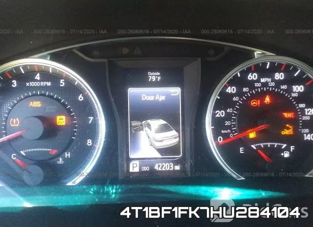 4T1BF1FK7HU284104 фото 8