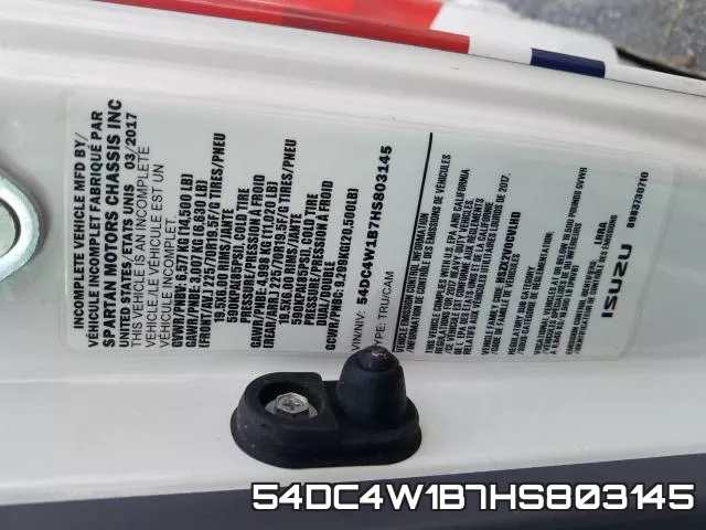 54DC4W1B7HS803145 фото 2