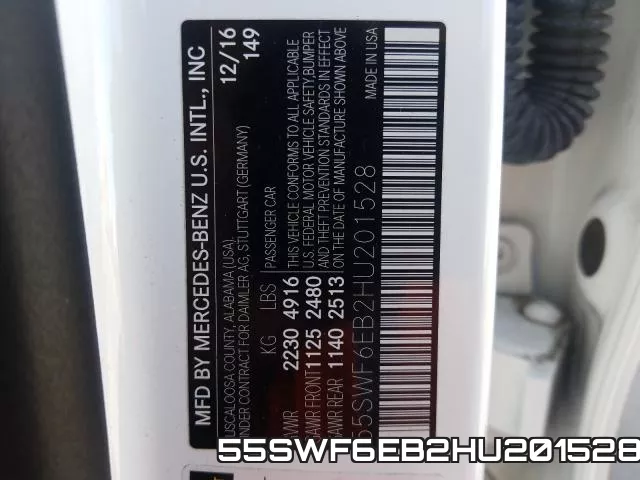 55SWF6EB2HU201528 фото 2