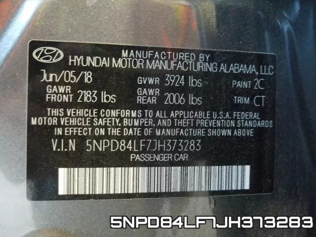 5NPD84LF7JH373283 фото 2