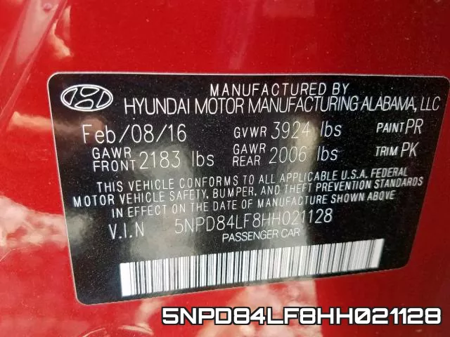 5NPD84LF8HH021128 фото 2