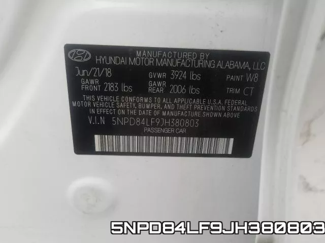 5NPD84LF9JH380803 фото 2