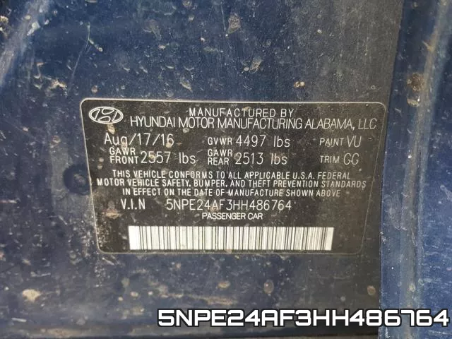 5NPE24AF3HH486764 фото 2