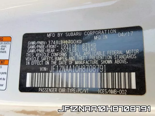 JF1ZNAA10H8708791 фото 2