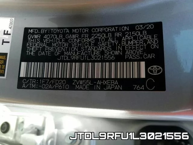 JTDL9RFU1L3021556 фото 2
